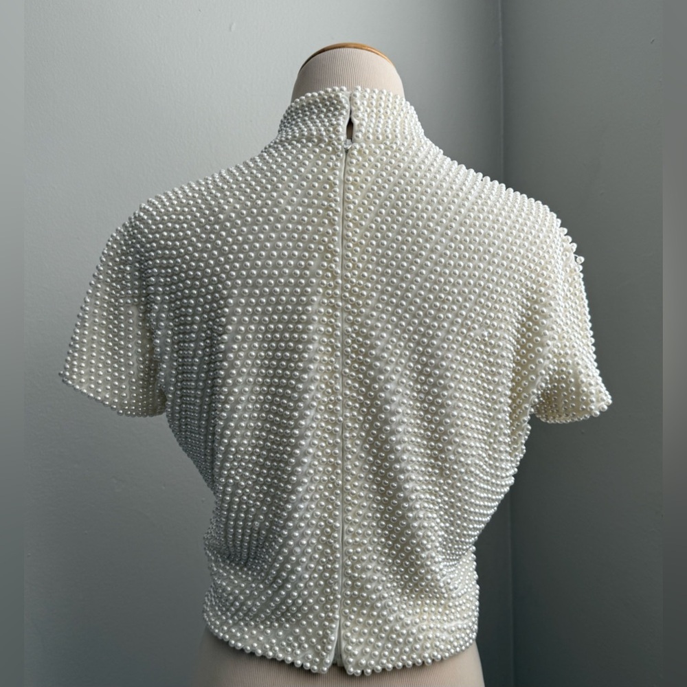 Vie by Victoria Royal Pearl vintage Crop 
| 1980 | Size 8 - Picture 3 of 7
